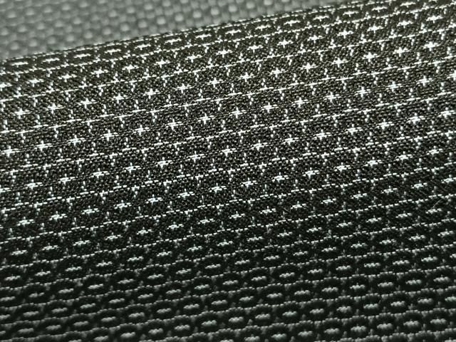 平和屋着物○男性 お召 アンサンブル 亀甲絣 正絹 逸品 AABE1839fy