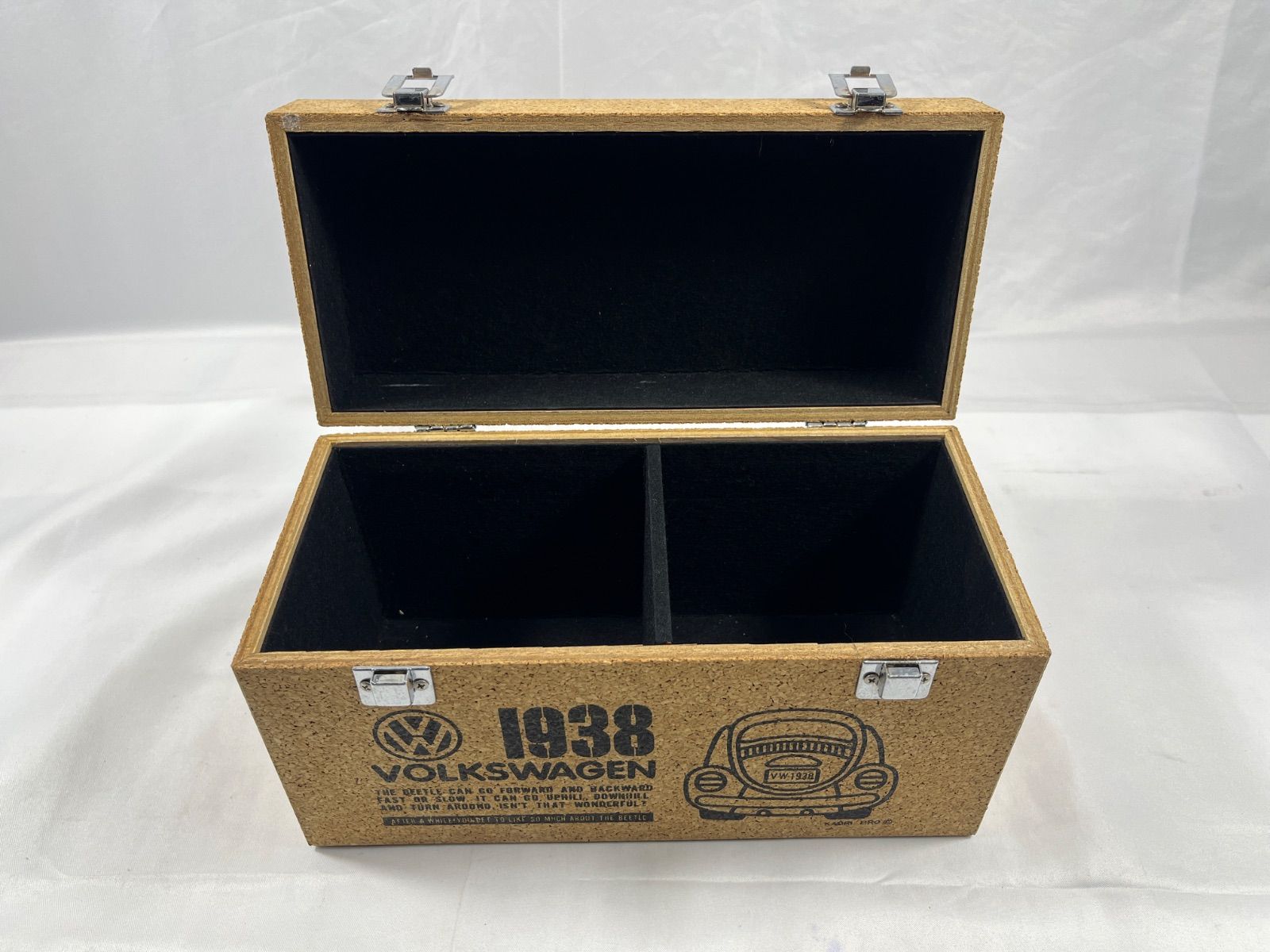 フォルクスワーゲン　昭和レトロ　ケース VOLKSWAGEN フォルクスワーゲン 1938 ケース コルク 箱 ボックス 車