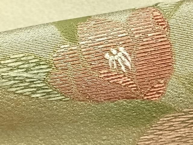  平和屋着物 訪問着 手描き 刺繍 枝花文 暈し染め 金彩 正絹 fy 訪問着 付け下げ 着物