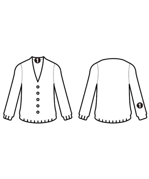 KITSUNE カーディガン