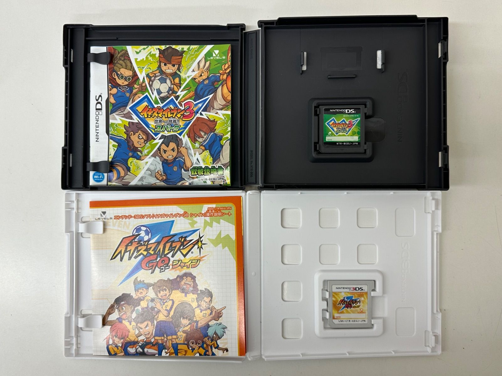 F82ｰg】イナズマイレブン DS 3DS ソフト 4点 まとめ - メルカリ
