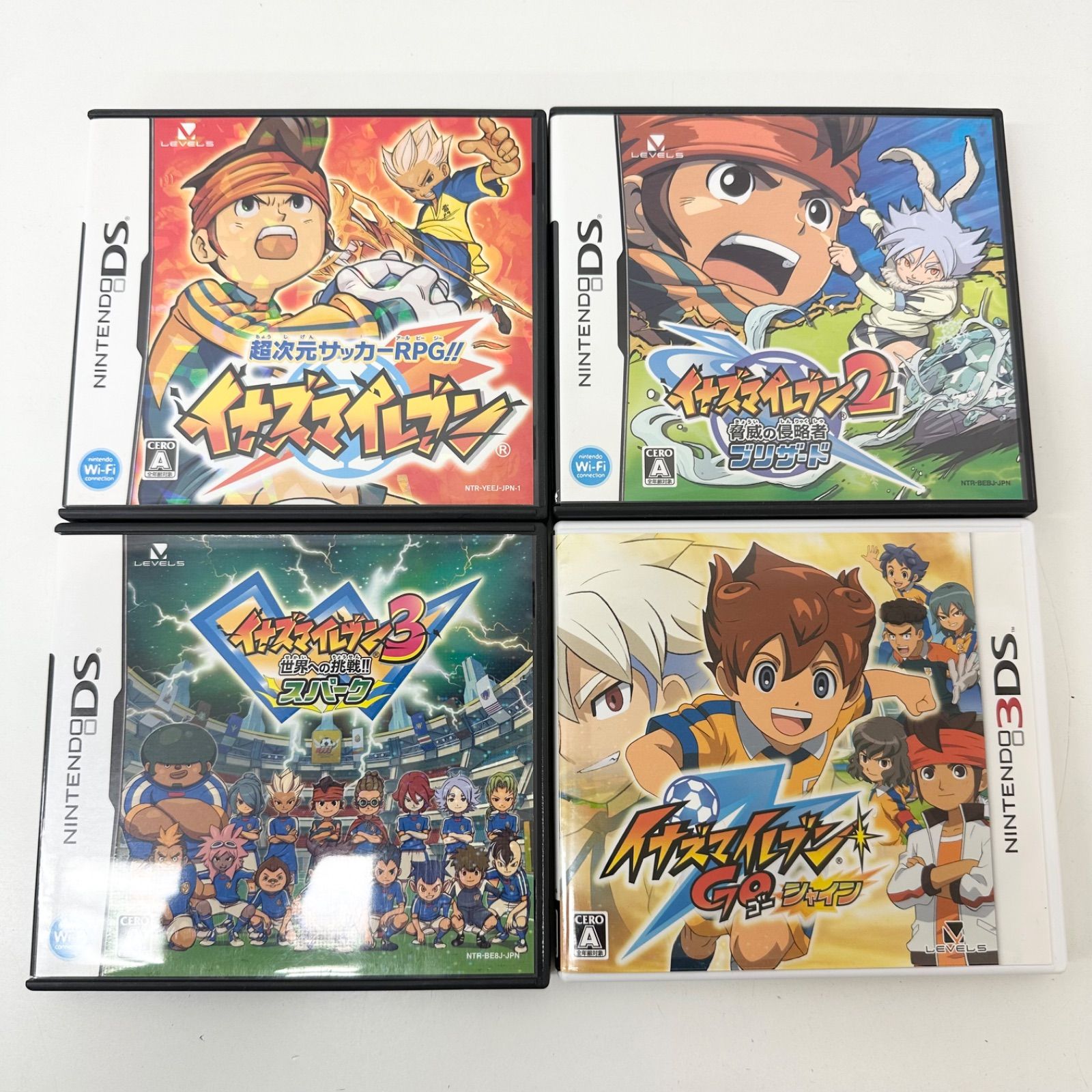 F82ｰg】イナズマイレブン DS 3DS ソフト 4点 まとめ - メルカリ