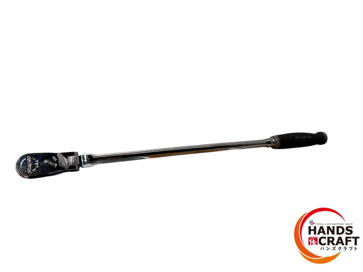 品 Snap on スナップオン FHLLX 80 3 8 9 5 mm エクストラロングロッキングフレックスラチェット グレーグリップ