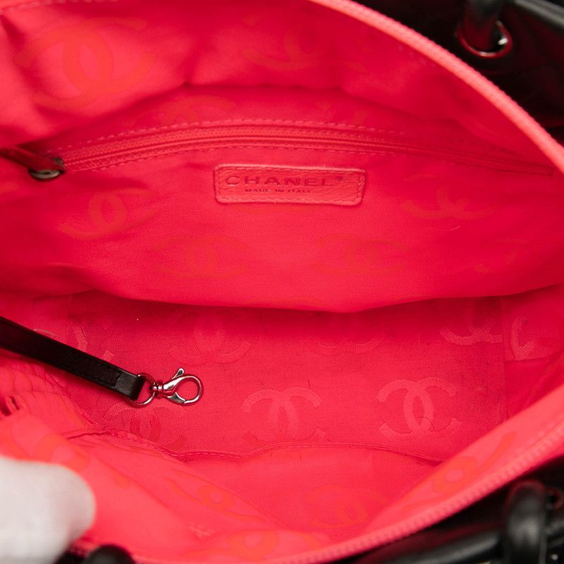 シャネル カンボンライン マトラッセ ココマーク ハンドバッグ トート