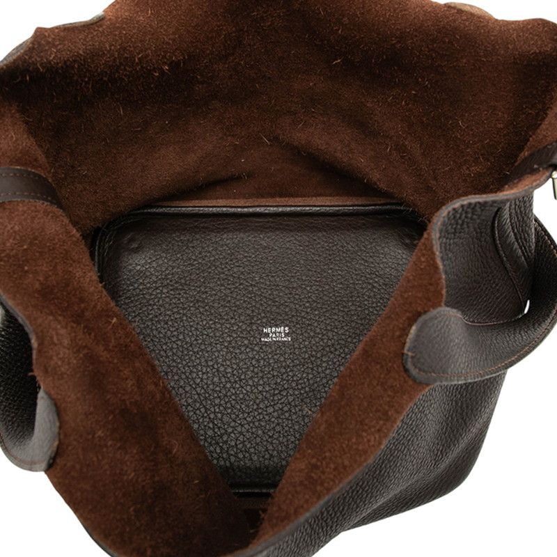 エルメス ピコタンMM ハンドバッグ トートバッグ ブラウン トリヨン