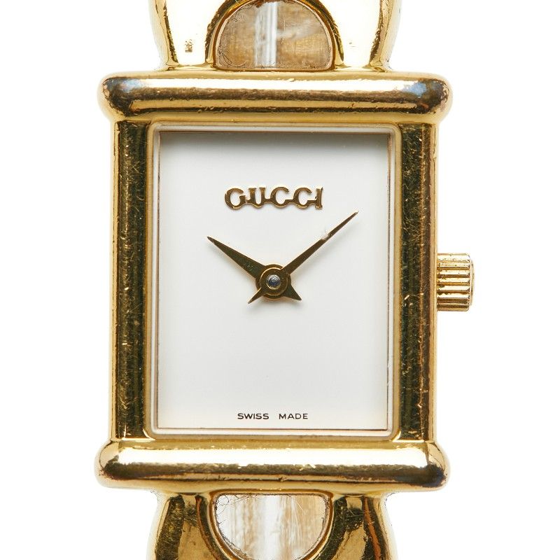 グッチ チェンジベルト 1800L ゴールド レッド ステンレススチール