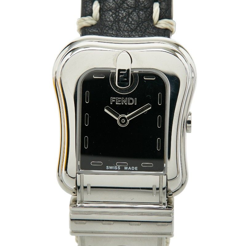 フェンディ B‐FENDI 3800L シルバー ブラック ステンレススチール