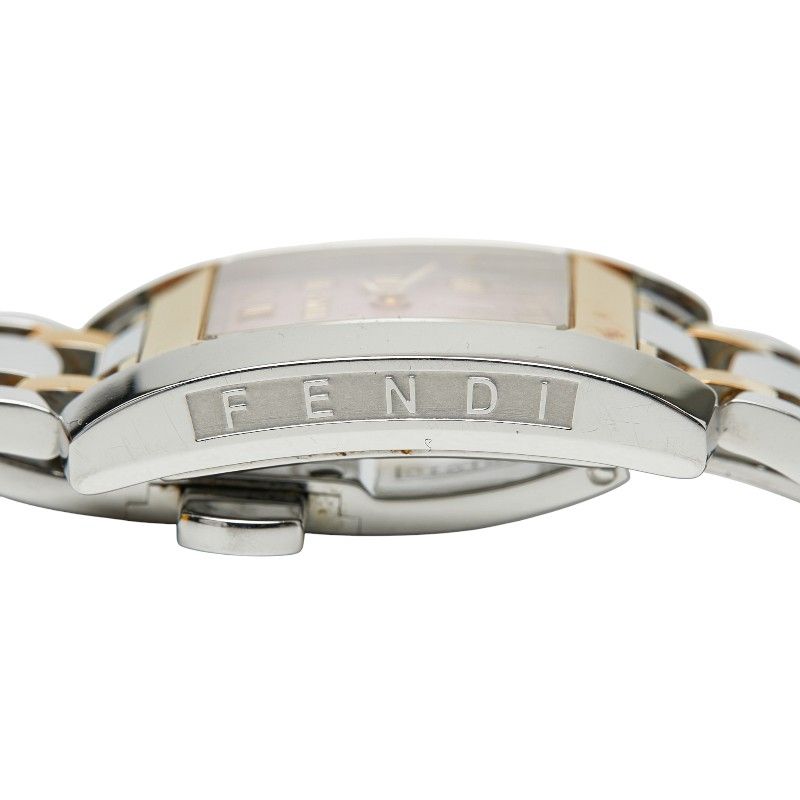 フェンディ オロロジ クラシコ シェル文字盤 7000L シルバー ゴールド