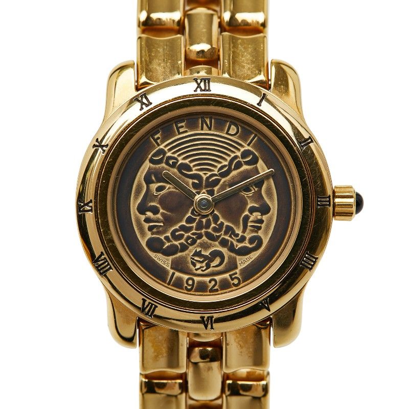美品 フェンディ FENDI チェンジベゼル 腕時計 ゴールド箱 C651 美品 フェンディ FENDI チェンジベゼル 腕時計 ゴールド箱 C651