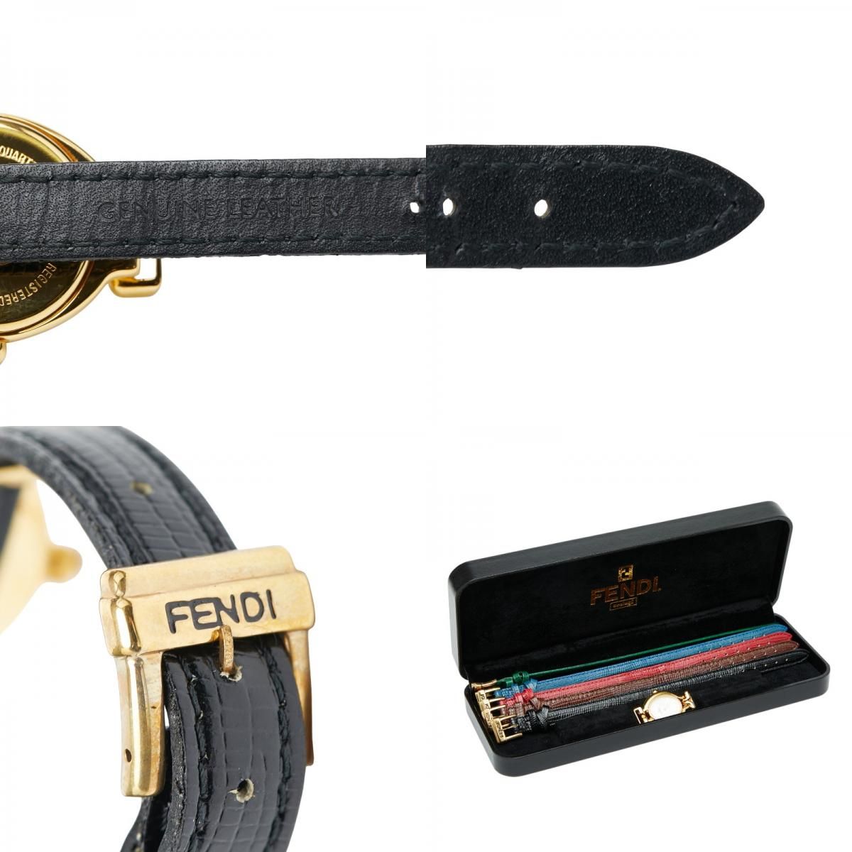 フェンディ カメレオン チェンジベルト5色 640L ゴールド マルチカラー