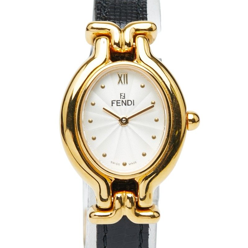 フェンディ カメレオン チェンジベルト 640 L ゴールド マルチカラー ステンレススチール レザー レディース FENDI 1-0245131