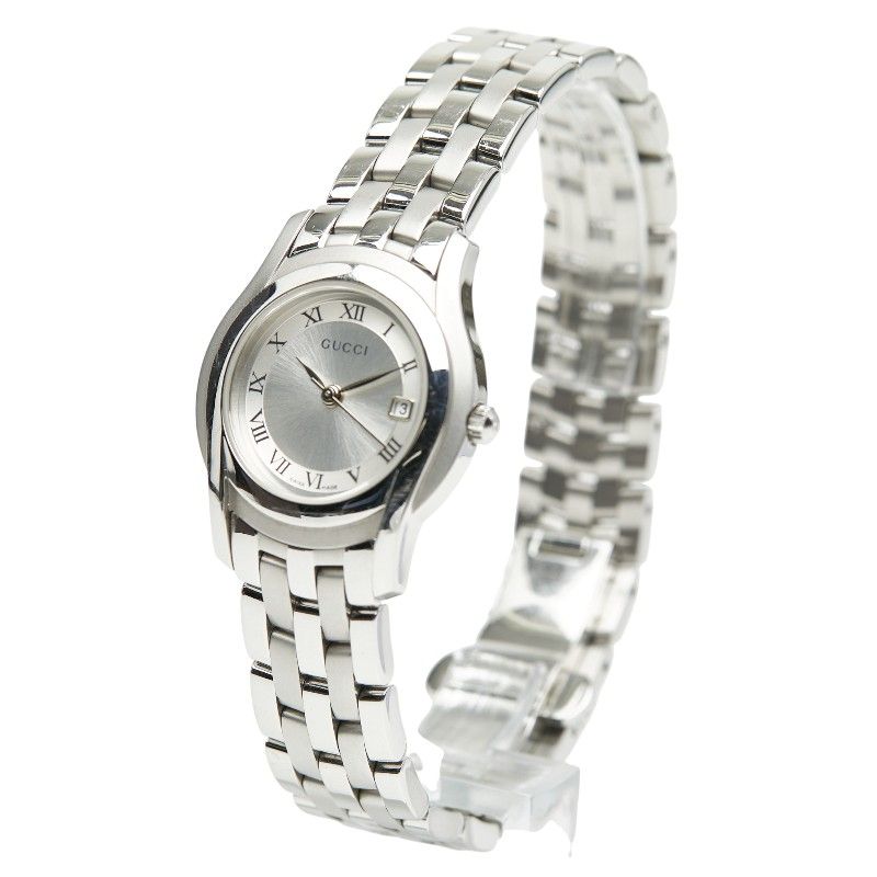 グッチ Gクラス 5500 L ステンレススチール レディース GUCCI 1-0245214