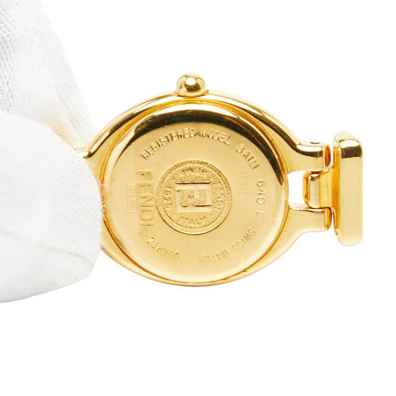  フェンディ チェンジベルト カメレオン 640 L ゴールド メッキ レザー レディース FENDI 1 0246508 レザーベルト 時計