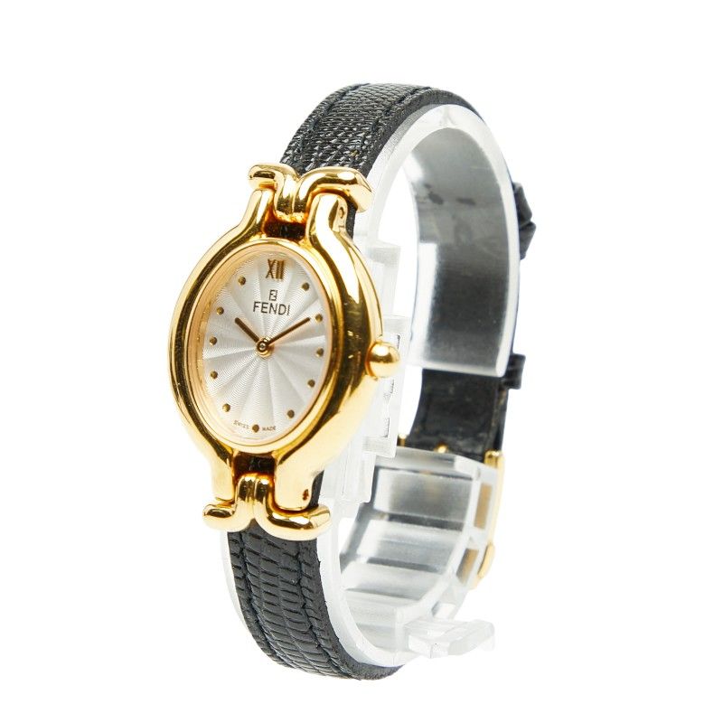 フェンディ チェンジベルト カメレオン 640 L ゴールド メッキ レザー レディース FENDI 1-0246508