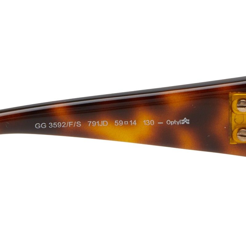  グッチ インターロッキングG スモークグラデーション ラインストーン GG 3592 ブラウン プラスチック レディース GUCCI 228 47258 サングラス 小物