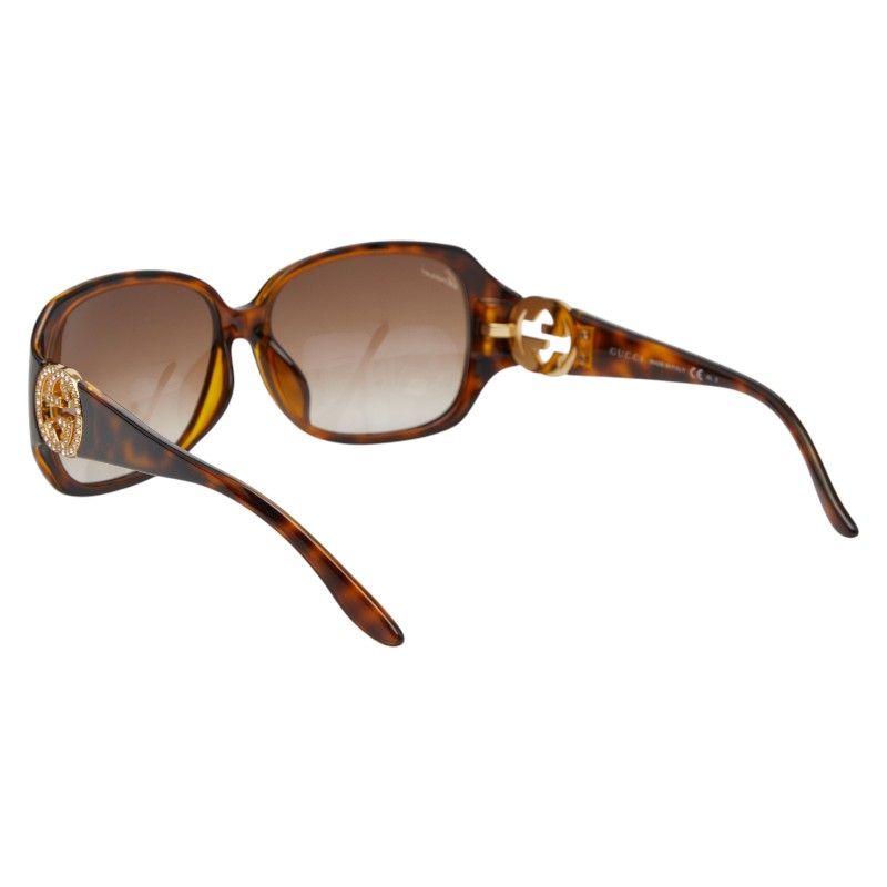 グッチ インターロッキングG スモークグラデーション ラインストーン