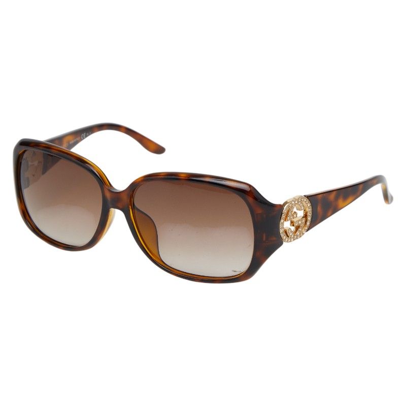 グッチ インターロッキングG スモークグラデーション ラインストーン