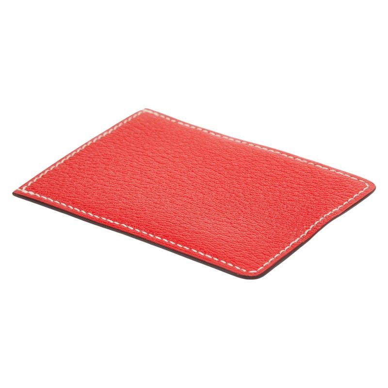  エルメス ポルクール パスケース カードケース ルージュ レッド レザー レディース HERMES 1 0247728 パスケース 定期入れ 小物