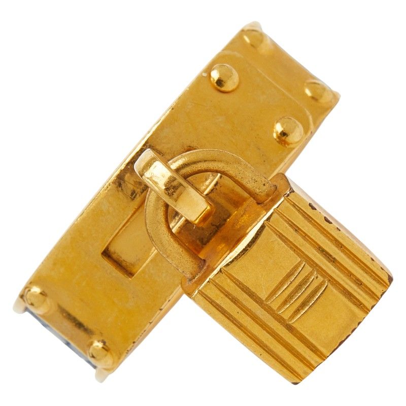  エルメス ケリー カデナ モチーフ ゴールド ネイビー メッキ レザー レディース HERMES 1 0247742 その他 小物