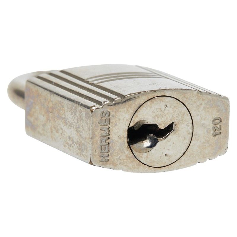 エルメス カデナ 南京錠 キー ショップ セット シルバー メタル