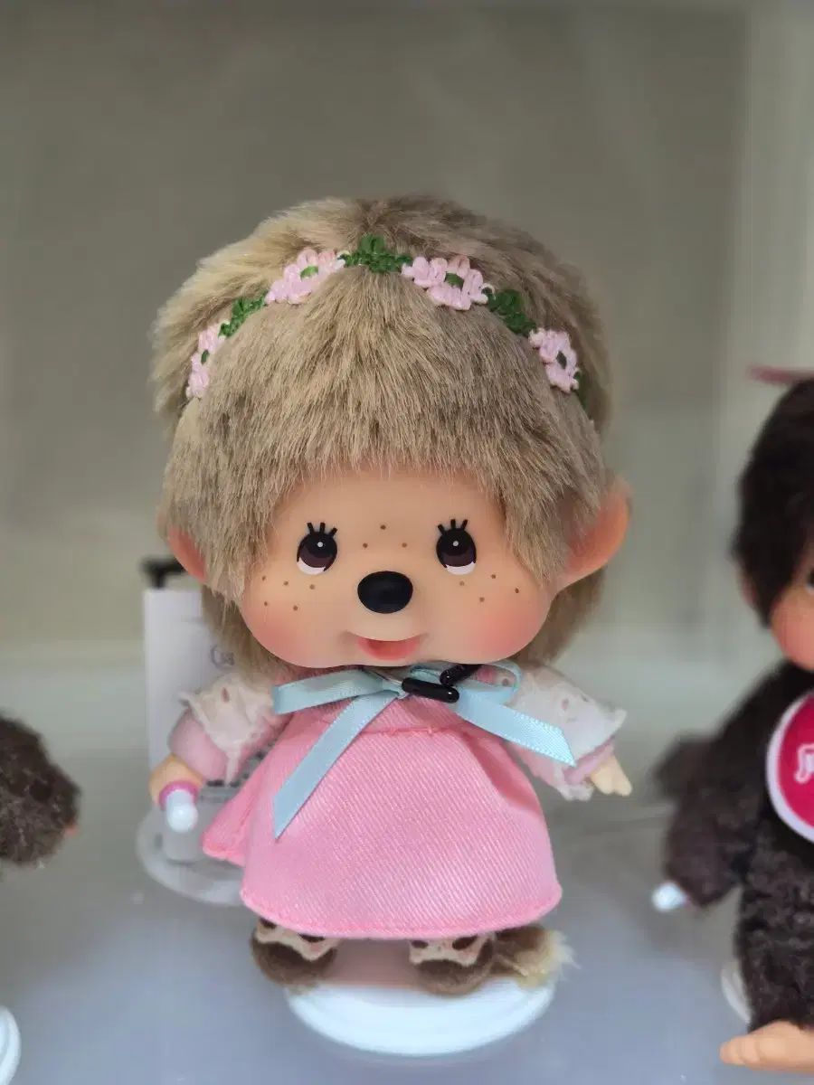 モンチッチ ぬいぐるみ ピンク ONE PIECE