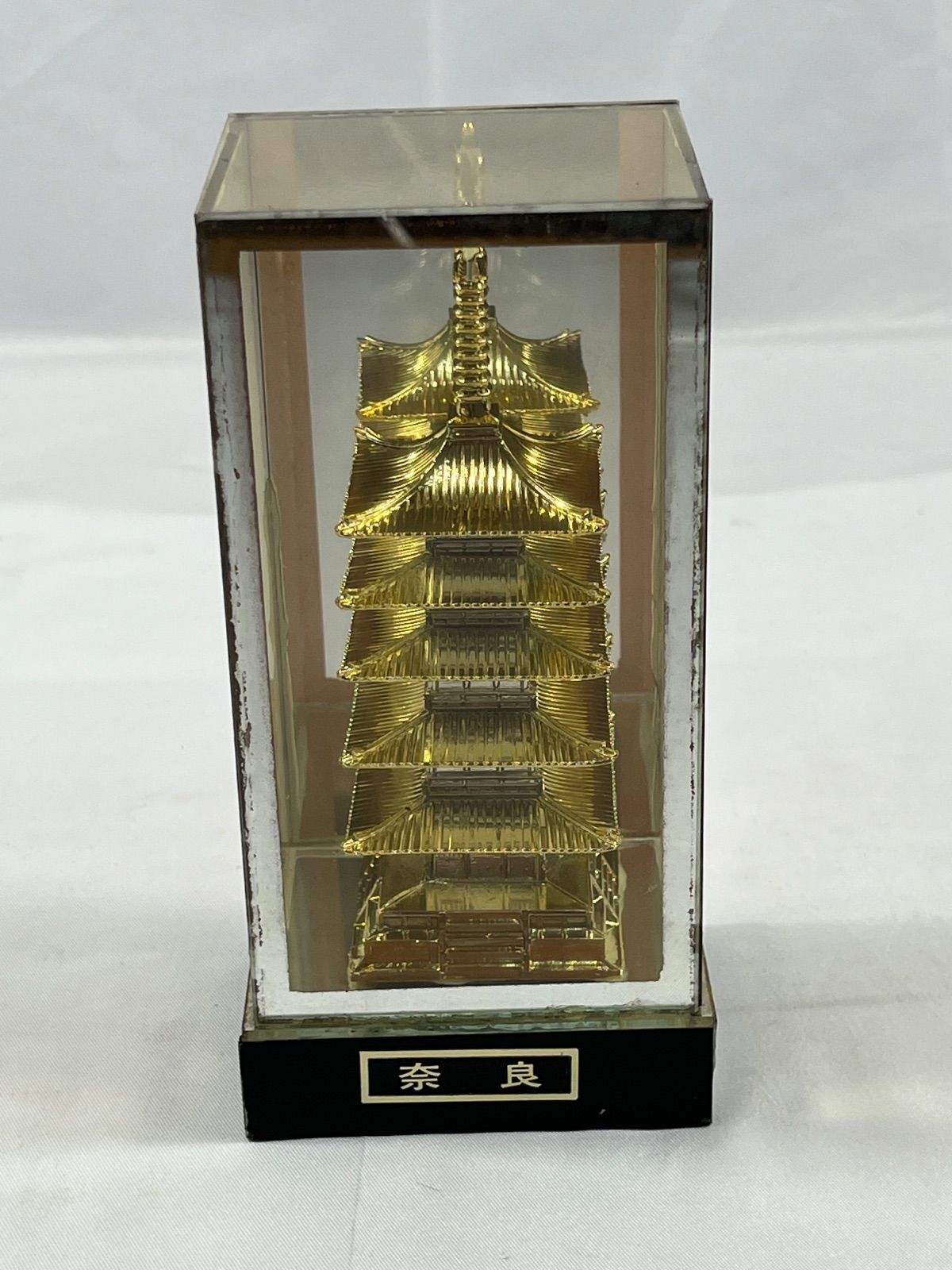 奈良 五重塔 インテリア お土産 法隆寺 お寺 寺 仏教 金色 オブジェ