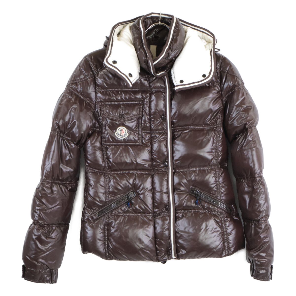 国内正規　美品　MONCLER モンクレール　クインシー　ダウンジャケット　0 MONCLER モンクレール QUINCY フーデット ダウンジャケット 0 - メルカリ