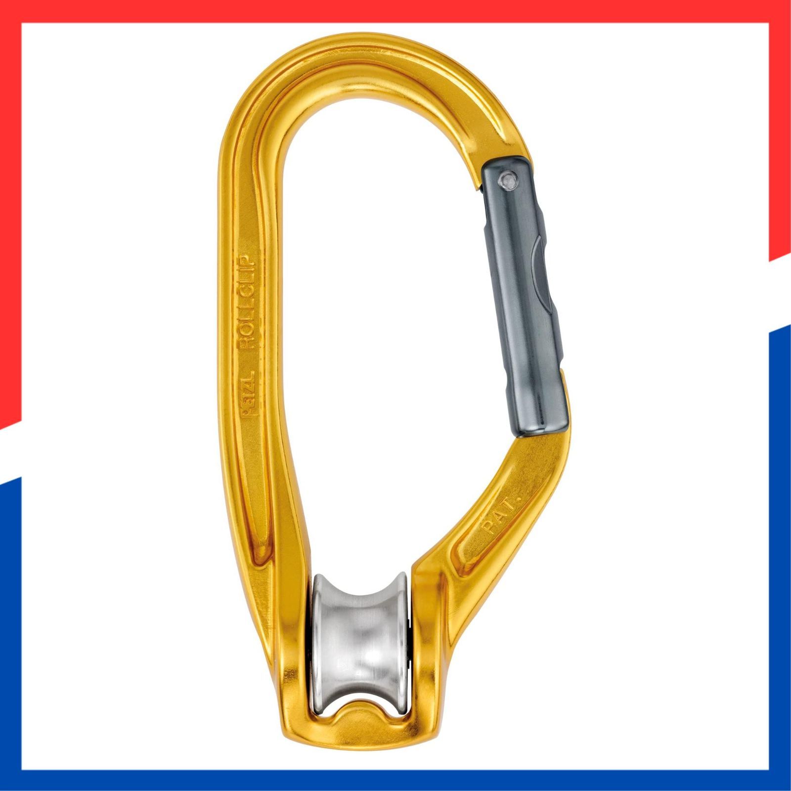 在庫処分 ロールクリップ プーリー カラビナ PETZL ロックなし