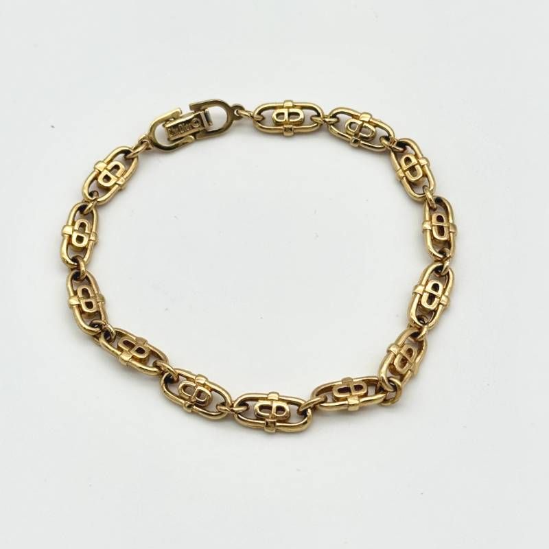 Dior CDロゴ ブレスレット チェーン 喜平 ゴールド クリスチャン