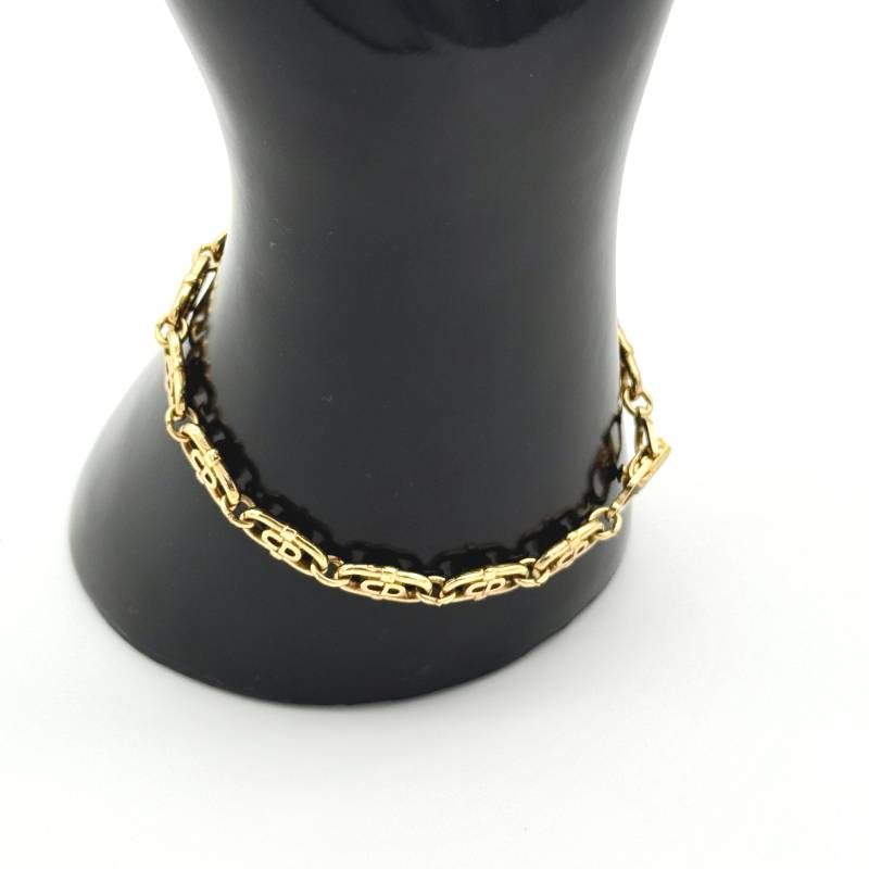 Dior CDロゴ ブレスレット チェーン 喜平 ゴールド クリスチャン