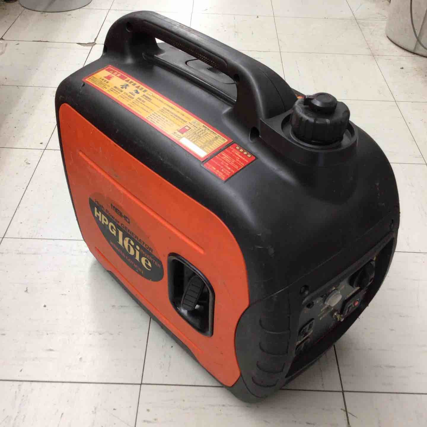 中古品】 ワキタ インバーター式ガソリン発電機 HPG16ie 奥行49.9×高さ