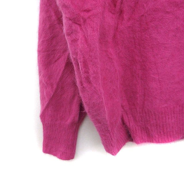 スローブ イエナ SLOBE IENA ファー ニット セーター 長袖 丸首 無地