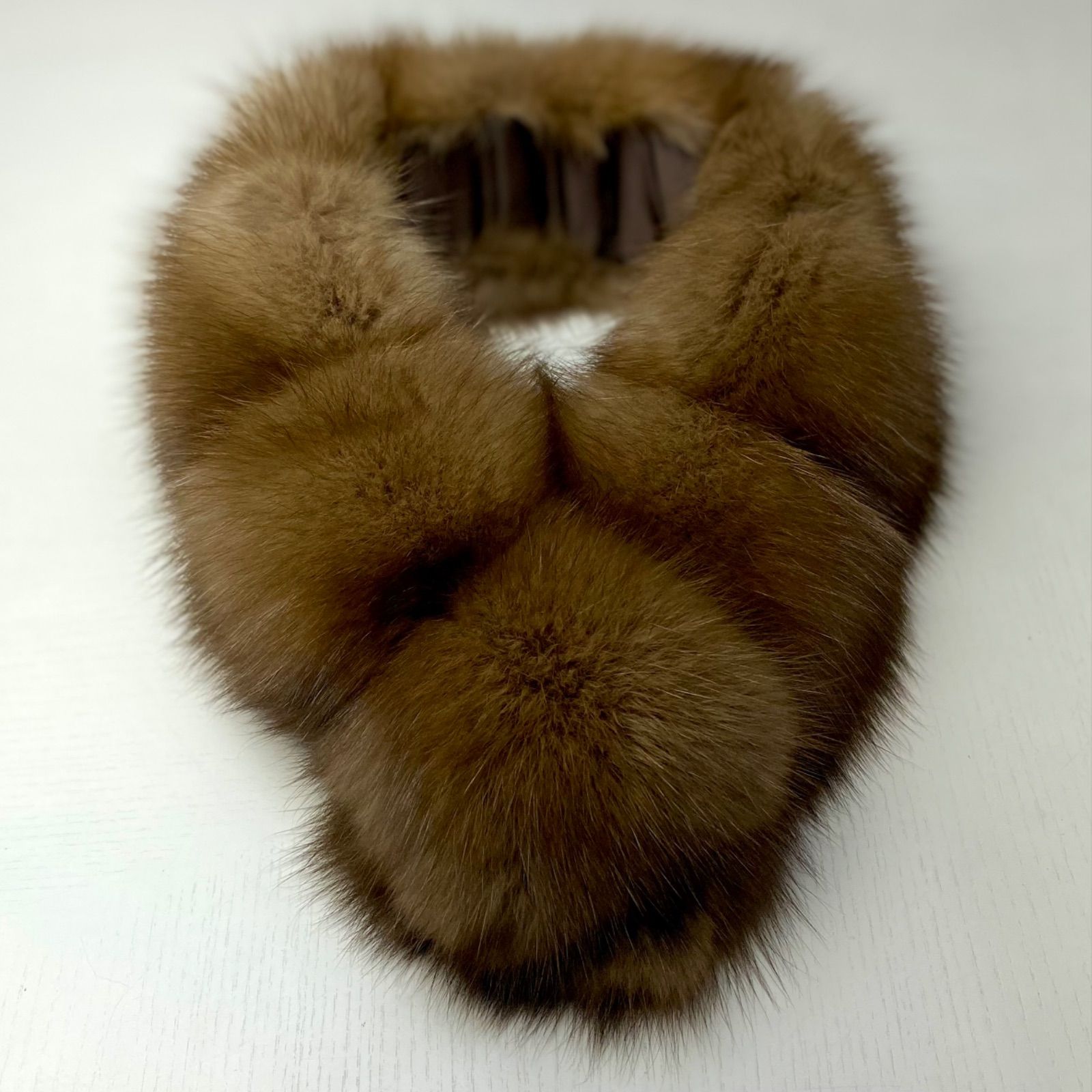 クリスマスフェア🎄🎁✨ 超高級！ロシアンセーブルマフラー*毛皮の王様