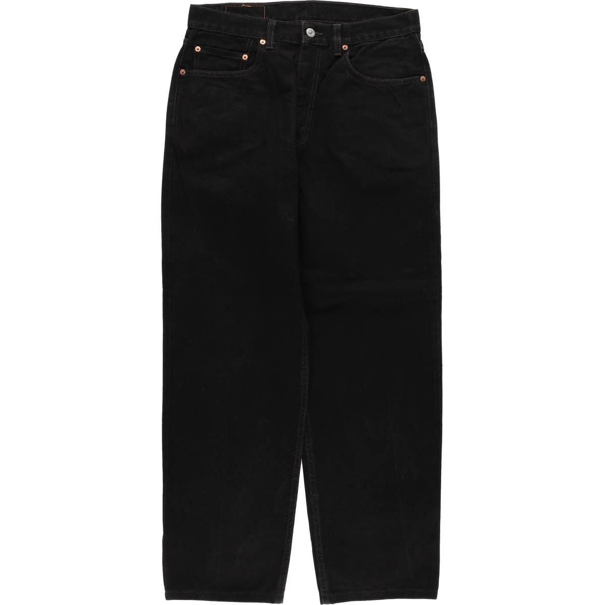 古着 00年代 リーバイス Levi s 550 RELAXED FIT ブラックデニム テーパードデニムパンツ メンズw 33相当|evb 030875