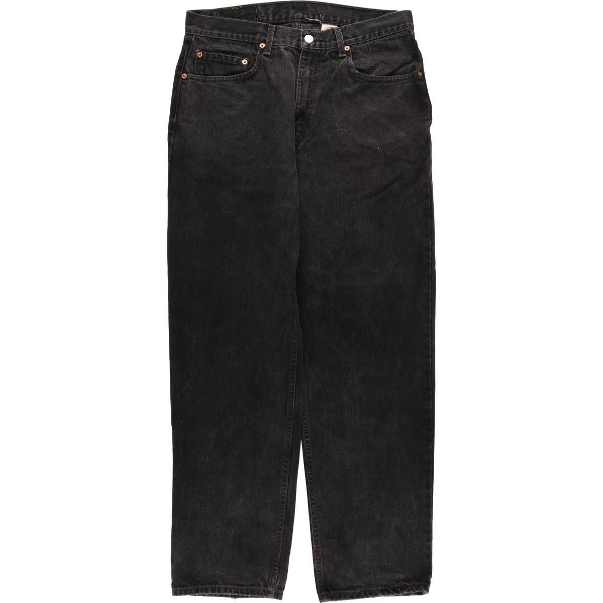 古着 90年代 リーバイス Levi s 550 0260 RELAXED FIT ブラックデニム テーパードデニムパンツ メンズw 34相当 ヴィンテージ eaa 596180
