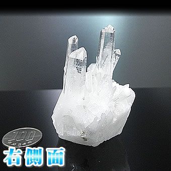 貴重な一点物☆天然水晶クラスター○縦×横×高さ：約41×66×62