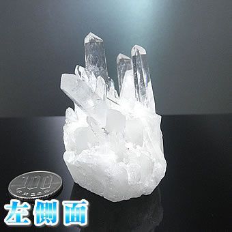 貴重な一点物☆天然水晶クラスター○縦×横×高さ：約41×66×62