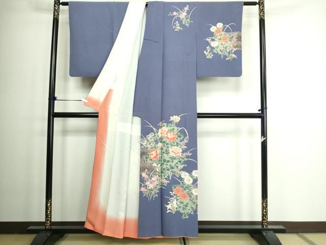 平和屋着物□訪問着 草花文 金彩 正絹 逸品 DAAZ9680sf - メルカリ