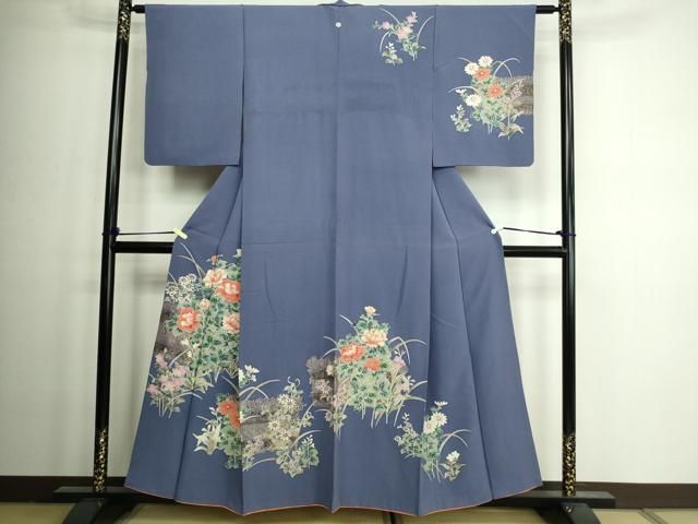 平和屋着物□訪問着 草花文 金彩 正絹 逸品 DAAZ9680sf - メルカリ