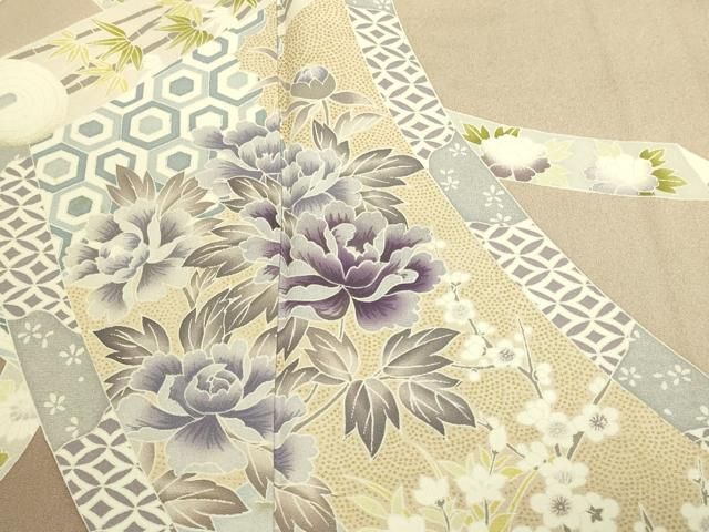 平和屋着物□豪華色留袖 草花文 金彩 正絹 逸品 DAAZ9693sf - メルカリ