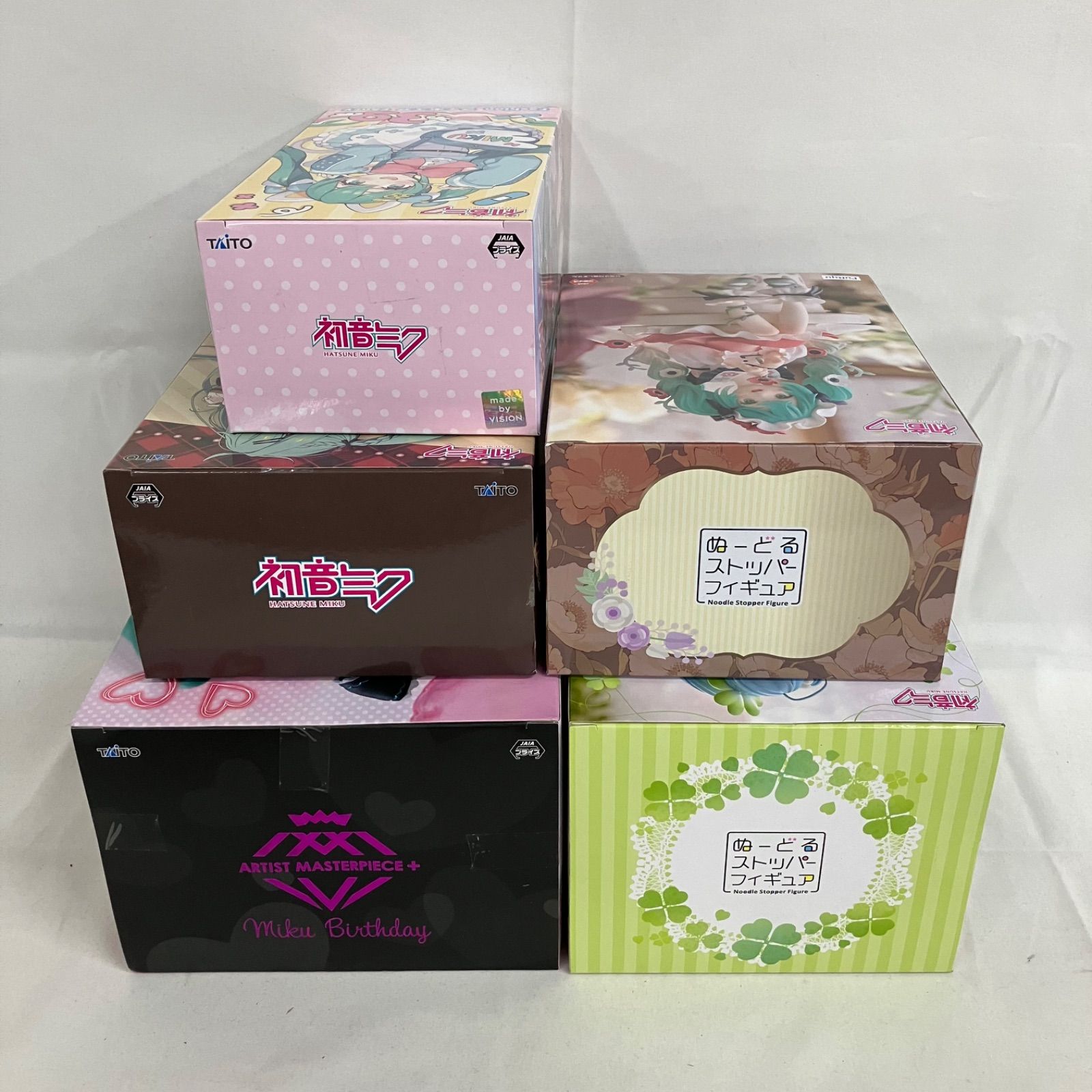 未開封 初音ミク ぬーどるストッパー 他 フィギュア 5個セット SFQ276