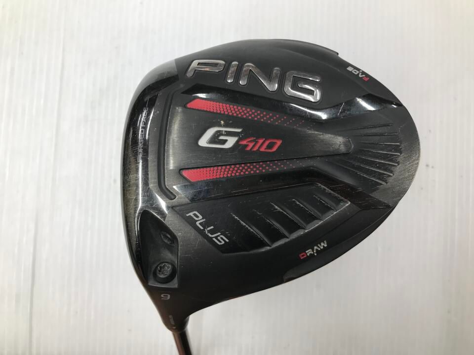ピン G410 PLUS 9度 ALTA J CB RED Sフレックス ドライバー 中古【最短