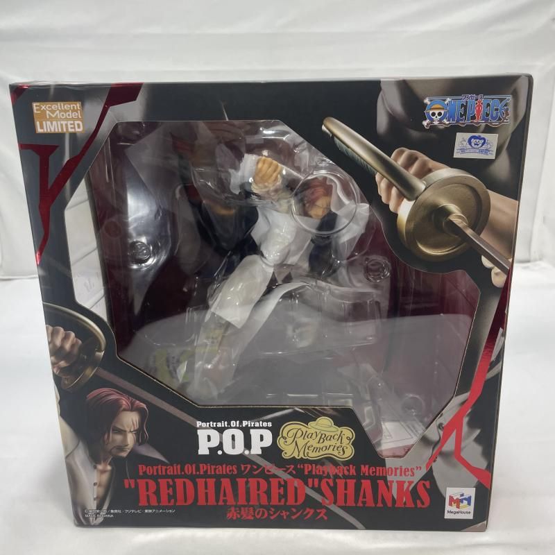 中古】未開封/箱傷み)MegaHouse P.O.P PM 赤髪のシャンクス フィギュア