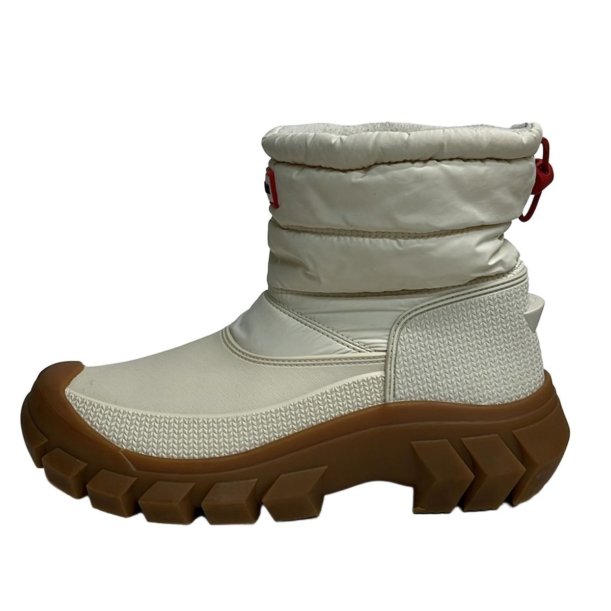 HUNTER ハンター ショートブーツ UK 4 レディース アイボリー ベージュ