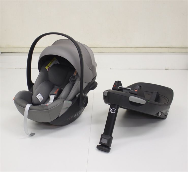 サイベックス クラウドG アイサイズ cybex CloudG i size ラバグレープラス ベースG 新生児OK シートベルトISOFIX両対応 クリーニング済み