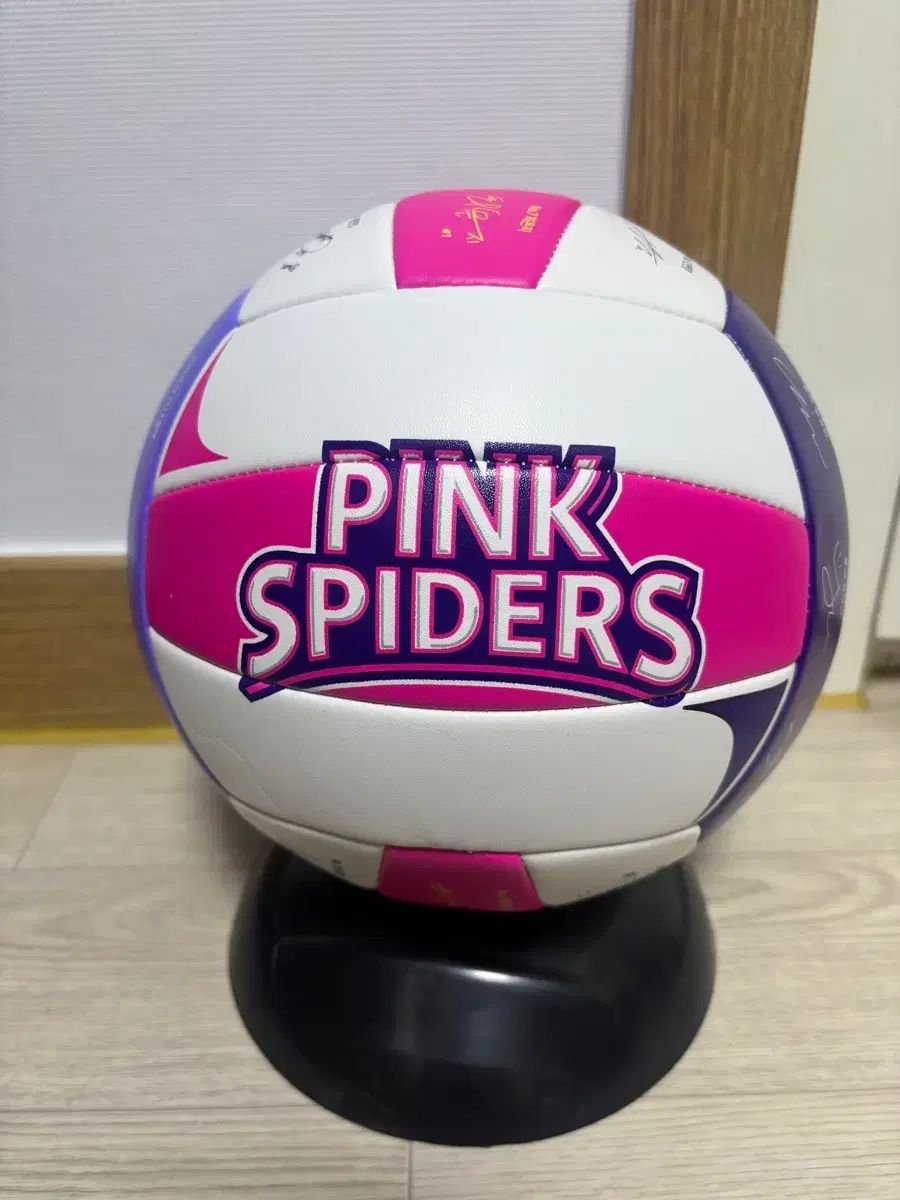 興国生命ピンクスパイダーズ バレーボール サインボール キム ヨ ンギョン スジ サイン