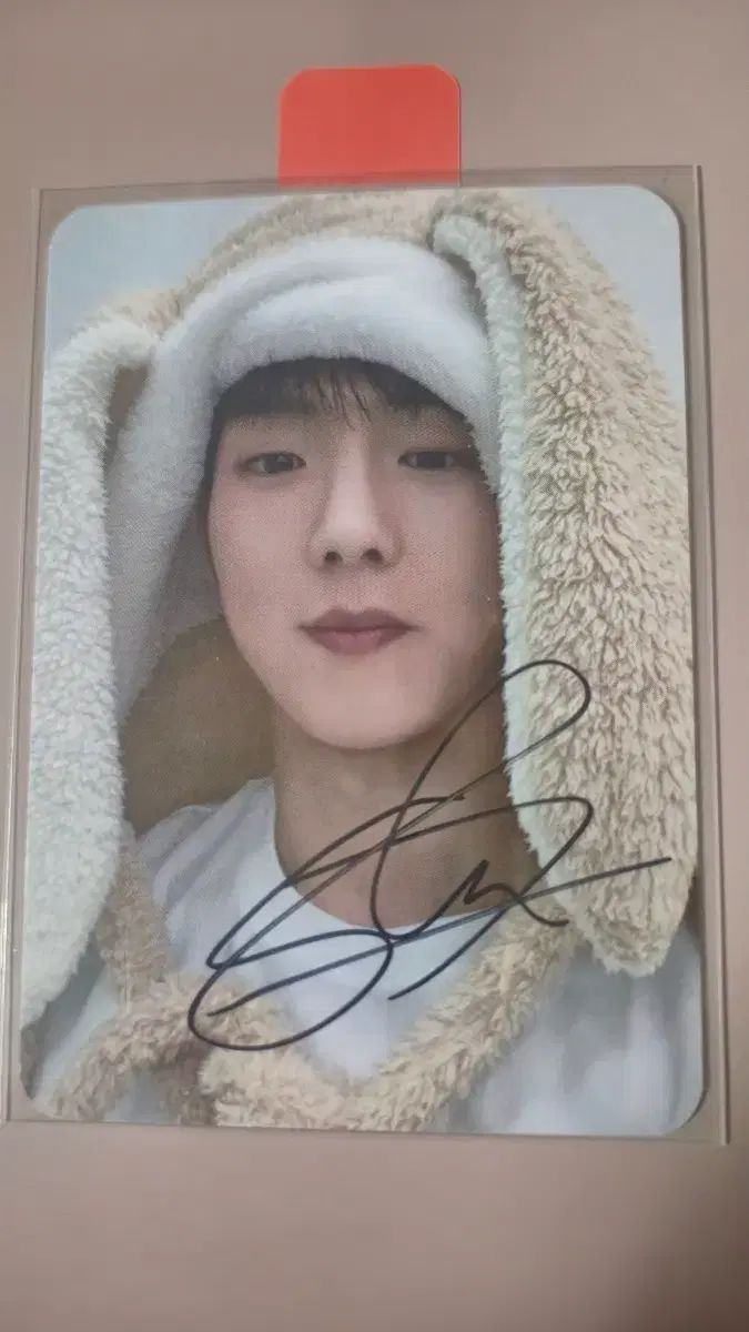 MONSTA X(モンスタエックス・モネク) ショヌ(SHOWNU) サイン フォト