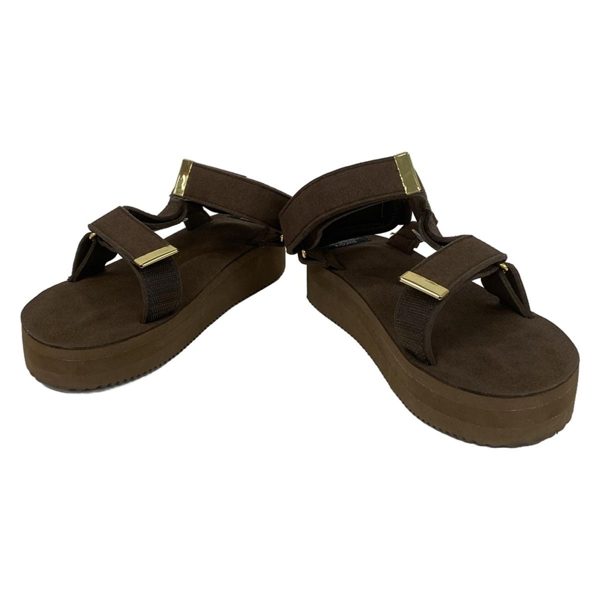 suicoke スイコック サンダル UK 4 レディース - ダークブラウン