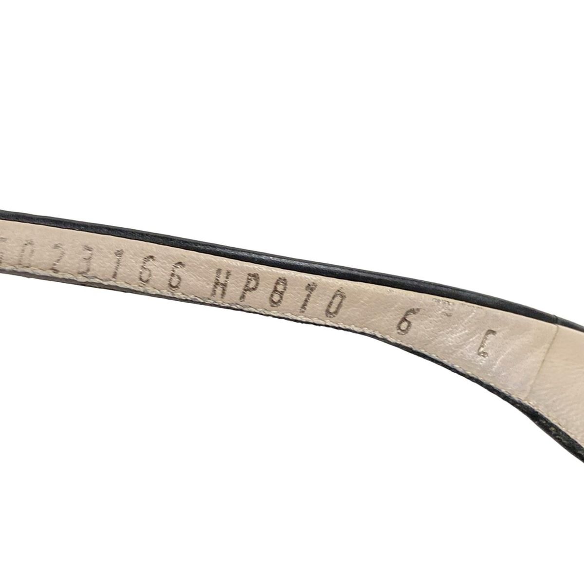  |SalvatoreFerragamo サルバトーレフェラガモ サンダル 6 C レディース - 黒 オープントゥ レザー サンダル サンダル ミュール