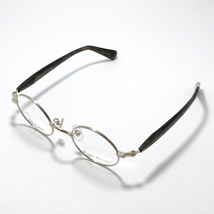 [ John Lennon ] ジョンレノン 度付可 日本製 made in Japan 丸メガネ クラシック 眼鏡 フレーム サングラス JL1136-1-44 ゴールド/ クリアダークブラウン リビジョン製レンズでお好きなサングラス作成可能 John Lennon ] ジョンレノン 度付可 日本製 made in Japan 丸メガネ